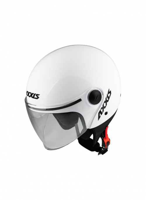 White AXXIS Square Helmet