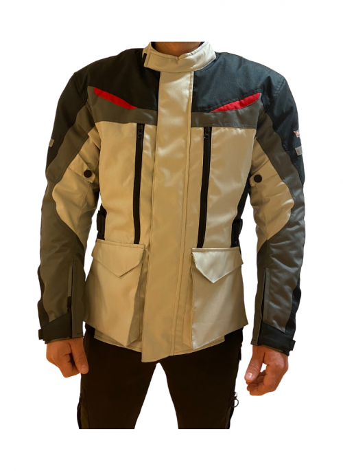 Grey Waterproof Cordura Jacket